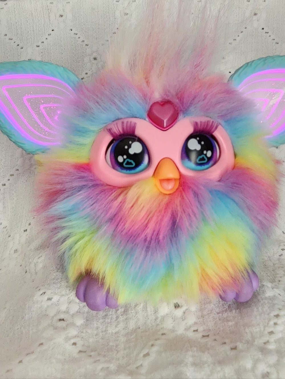 Furby 2023 Cute And Furry Adorable Interactive Tie Dye Toy - Picture 7 of 10